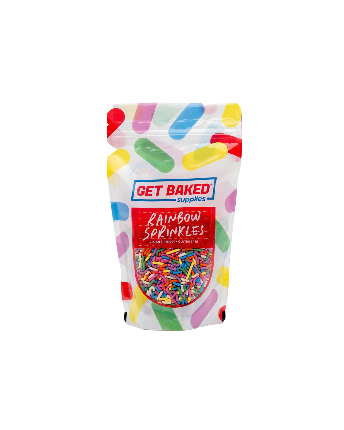 Rainbow Sprinkles: 200g Pouch