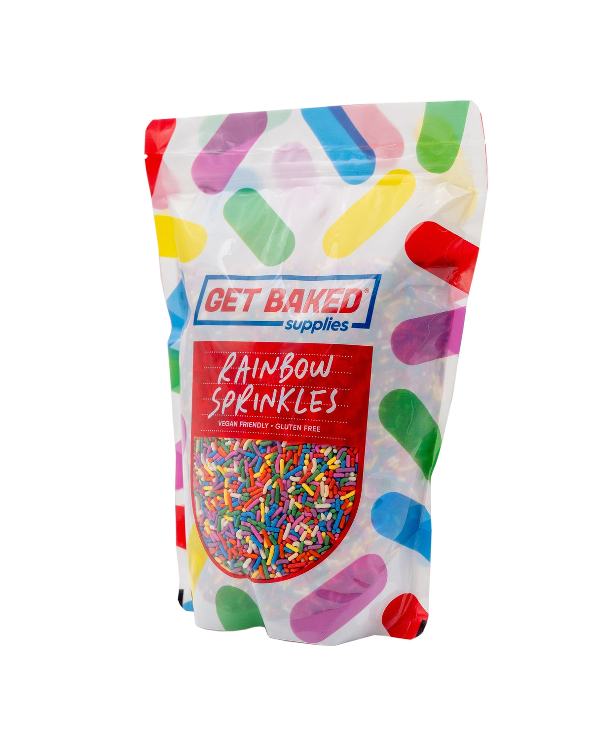 Rainbow Sprinkles: 500g Pouch